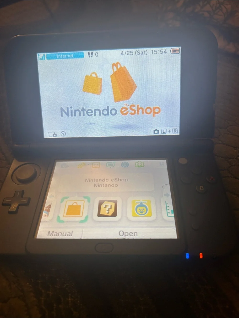Nintendo 3ds xl Handheld Console -galaxy cover